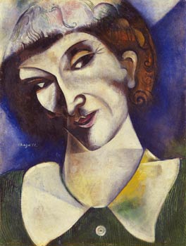 Self Portrait, Marc Chagall, 1914, Collection Im Obersteg © VBK, Wien, 2003