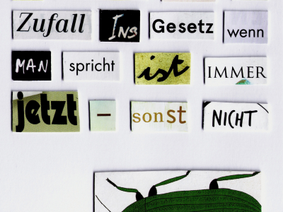 Herta Müller, wenn man spricht ist immer jetzt – sonst nicht, 2019 © Herta Müller Herta Müller, wenn man spricht ist immer jetzt – sonst nicht, 2019 © Herta Müller
