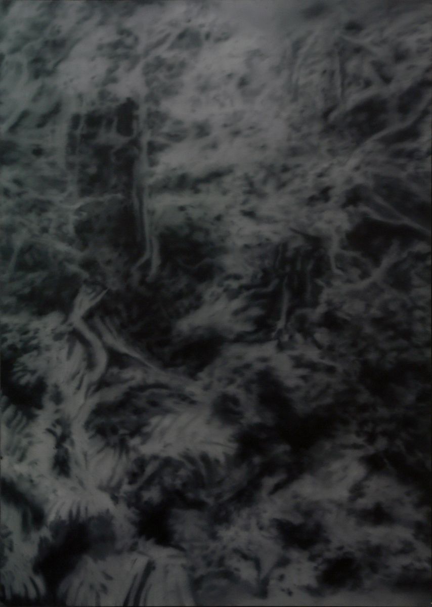 Waldstück (Okinawa), 1969 Öl auf Leinwand, 174 x 124 cm, GR 215 Sammlung Anne & Wolfgang Titze © Gerhard Richter 2020