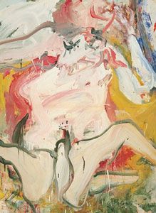 Women on The Sign I, 1967, oil on paper and canvas, private collection, Gagosian Gallery, New York © VBK, Wien, 2005