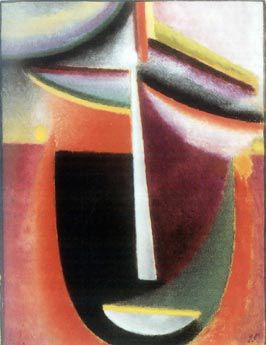 Abstract head (Mysterium), 1925, Collection in Obersteg © VBK, Wien, 2002