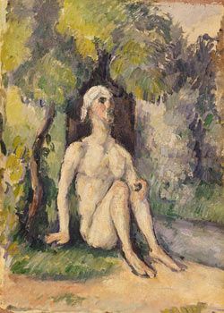Nu en plain air, Paul Cézanne, 1875/76 Collection Im Obersteg © VBK, Wien, 2003