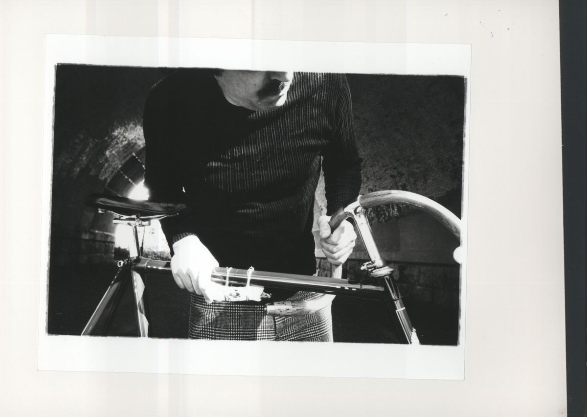 Rainer Ganahl, I wanna be Alfred Jarry, Vindex Bike-Dick, 1897/2011, Film still, 16-mm film © Rainer Ganahl