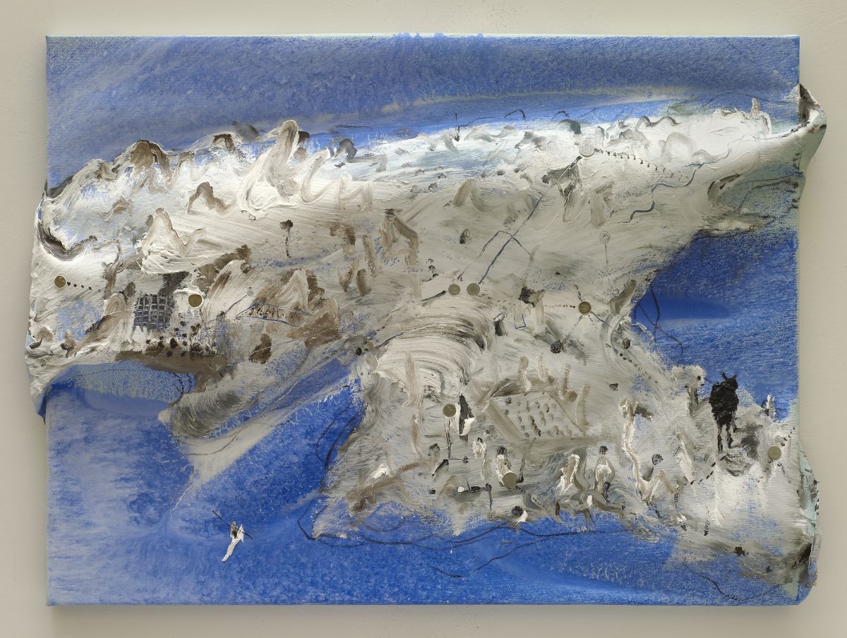 Miquel Barceló, mayurqa amb ase, 2010, Mischtechnik auf Leinwand, 91 x 131 cm © Courtesy Miquel Barceló