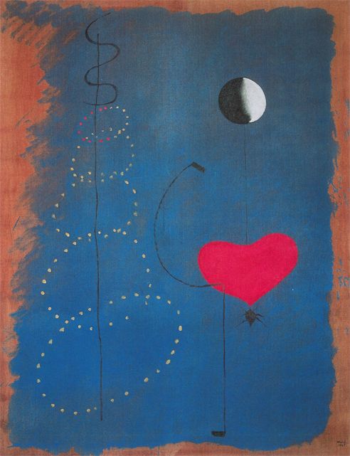 Joan Miró, Tänzerin II, 1925, Öl auf Leinwand,  116 x 89 cm, Sammlung Rosengart, Luzern © Successió Miró / VBK Wien 2001