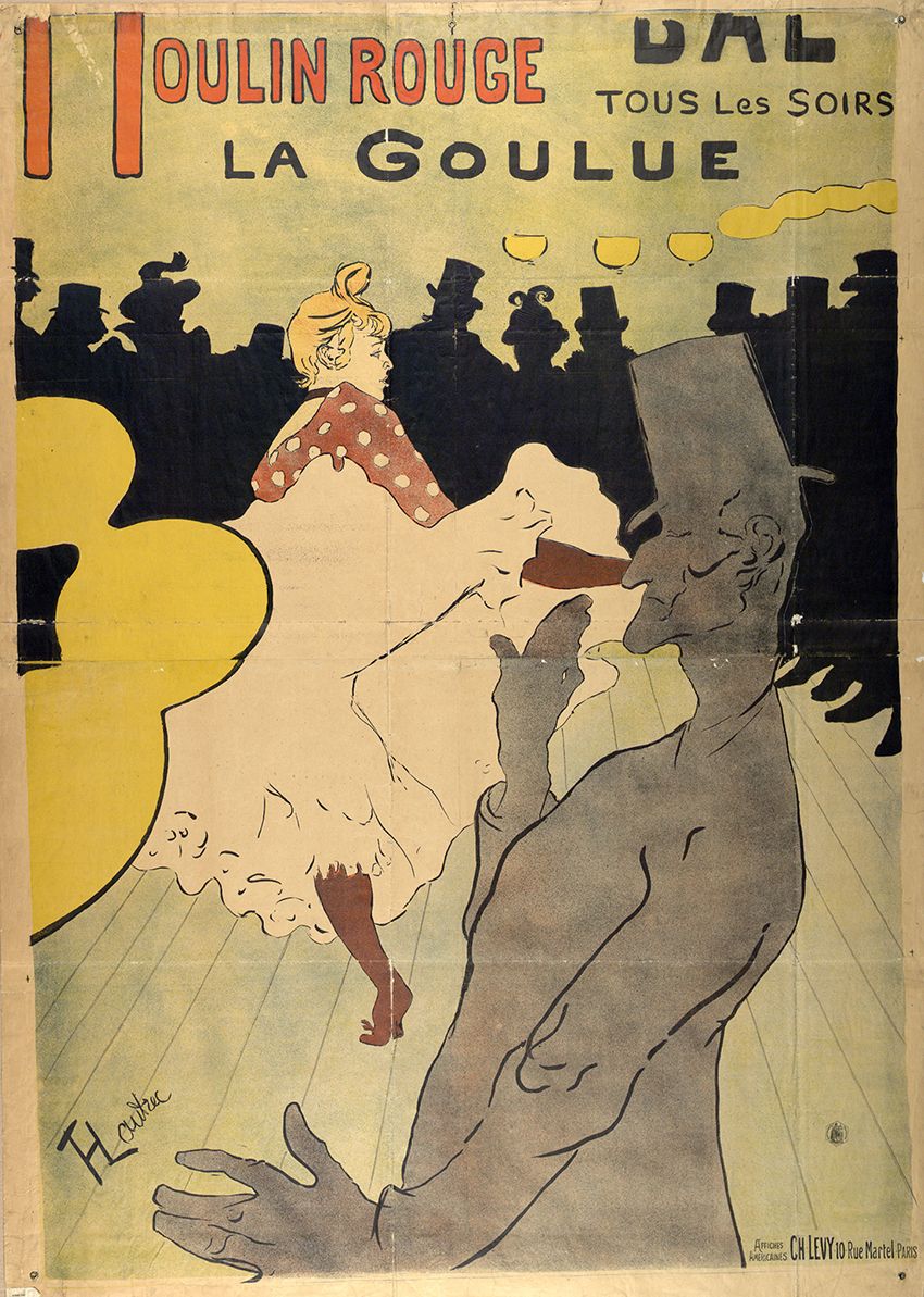 Henri de Toulouse-Lautrec, Moulin Rouge – La Goulue, 1891 © Albertina, Wien