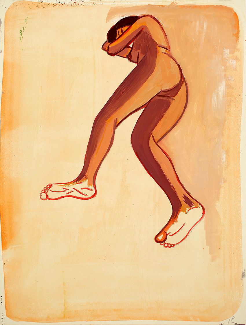 Hubert Schmalix, Casa Tesoro, 2013, Gouache auf Papier, 51 x 38 cm © Courtesy the artist