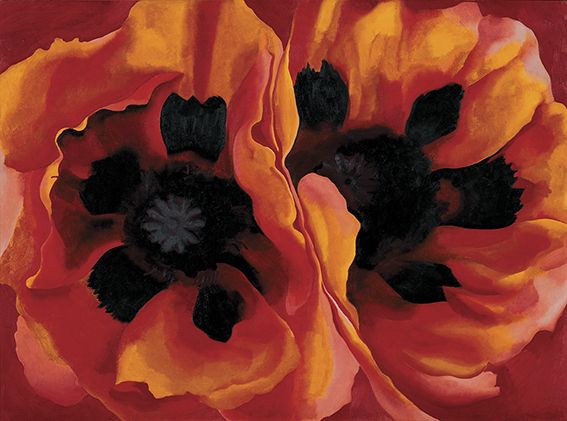 Georgia O’Keeffe, Oriental Poppies, 1927, Oil paint on canvas, 76,2 x 101,9, The collection of the Frederick R.Weisman Art Museum at the University of Minnesota, Minneapolis, Museum purchase 1937. © Georgia O’Keeffe Museum / Bildrecht, Wien, 2016