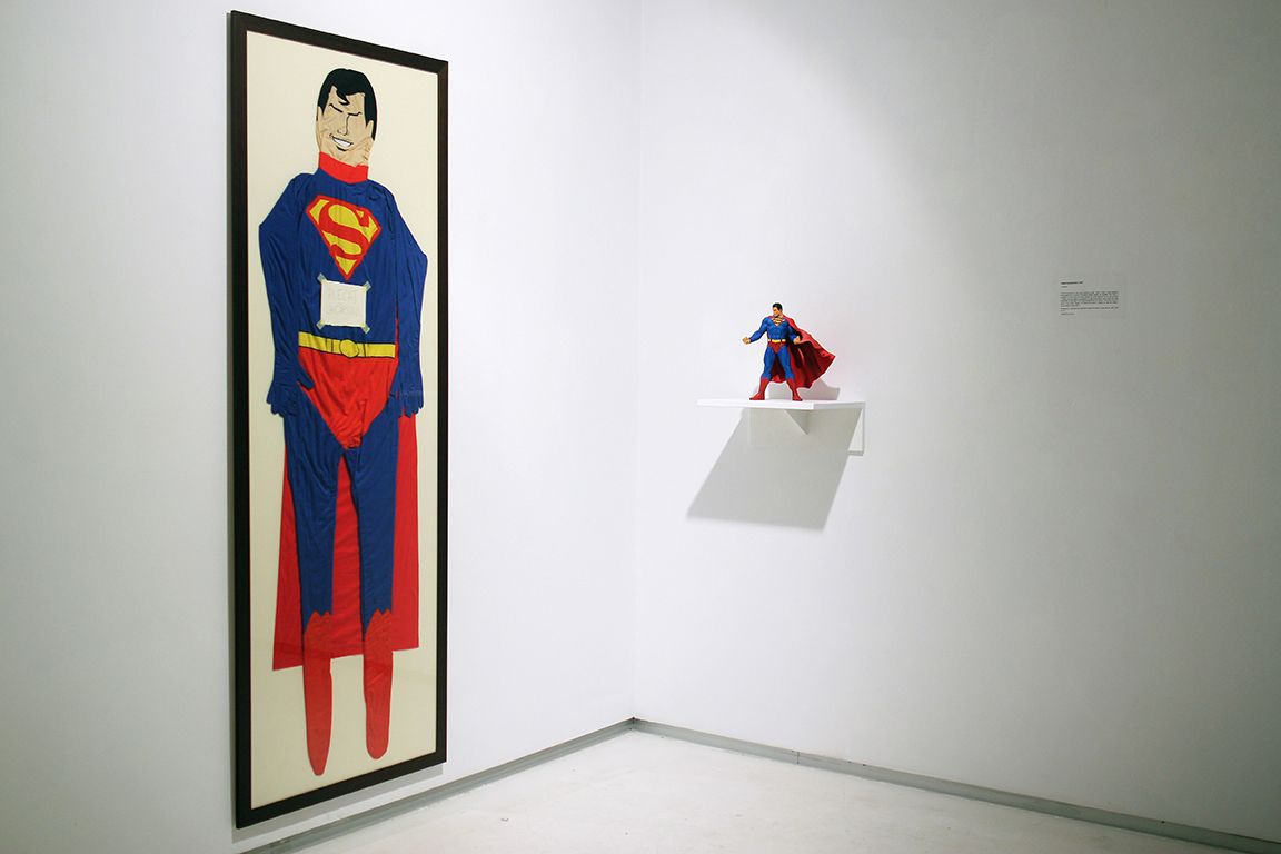 DANIEL DJAMO, SUPERROMANIANMAN, 2015, Installation © Courtesy the artist